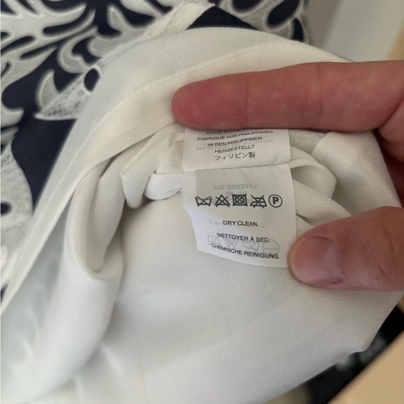 J. Crew Geometric Short Sleeve Dress, Size 8 Petite - Picture 8 of 8